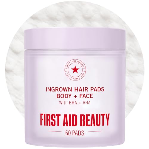 First Aid Beauty Ingrown Hair Pads with BHA and AHA - Premium Selection Official Imagery - 1