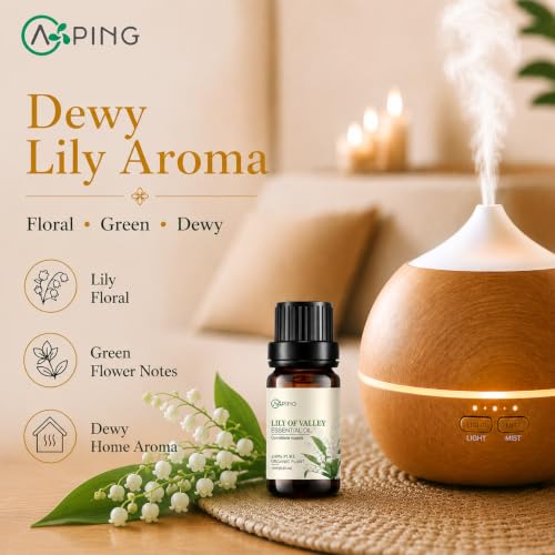 Lily of Valley Essential Oil - 100% Pure Organic Natural Plant - Product Imagery