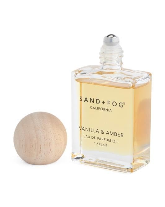 Sand + Fog Vanilla and Amber Perfume Oil, 1.7 fl oz, Roll-on - Product Imagery