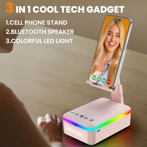 JTEMAN Gifts for Men Women,Cell Phone Stand with Bluetooth - Product Imagery