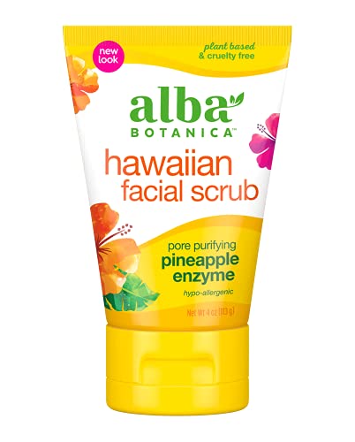 Alba Botanica Hawaiian Facial Scrub, Pore Purifying Pineapple Enzyme - Alba Botanica Official Product View 1