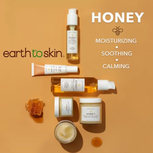 Earth To Skin Manuka Honey Day Gel Cream, Hyaluronic Acid, 4 fl - Product Imagery