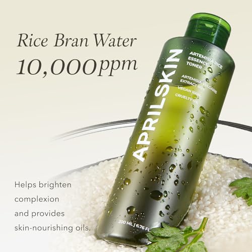 APRILSKIN Artemisia Mugwort Korean Rice Toner - Product Imagery