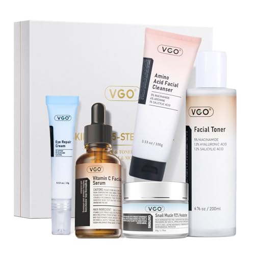 VGO Skin Care Set, Anti-Aging Moisturizing Repairing Soothing - Product Imagery