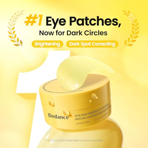 BIODANCE Hydrogel Eye Patches for Under Eye, Vita Niacinamide - Product Imagery