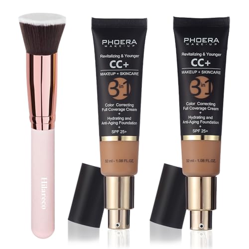 PHOERA CC Cream Foundation With SPF PHOERA Full Coverage - Hilareco Official Imagery - 1