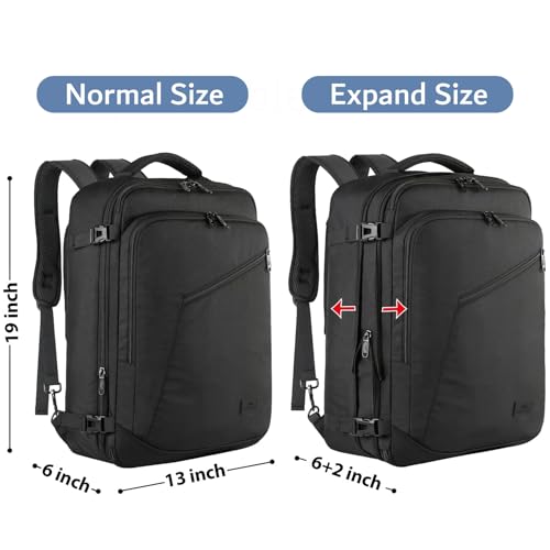 MATEIN Carry on Backpack, Extra Large Expandable Travel Backpack - Product Imagery