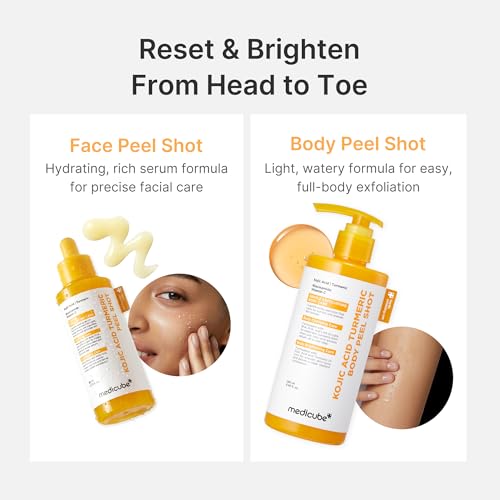 medicube Body Peel Shot with Kojic Acid and Turmeric - Product Imagery