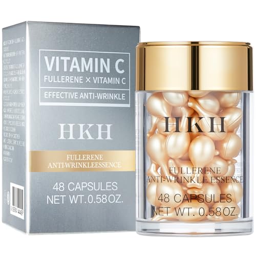 HKH Vitamin C Serum Capsules For Face 48 Caps Anti Aging - HKH Official Imagery - 1