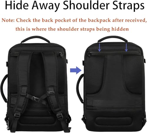 MATEIN Carry on Backpack for Airplane, Expandable Travel Bag for - Product Imagery