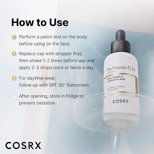 COSRX 13% Pure Vitamin C Serum for Face, Hydrating Facial Serum, - Product Imagery