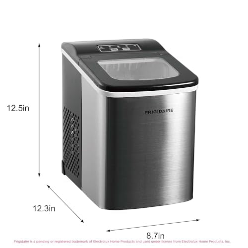 Frigidaire Compact Countertop Ice Maker, Makes 26 Lbs. of Bullet - Product Imagery
