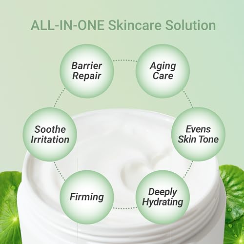 Meebak Cica Cream | Daily Repair Moisturizer with Niacinamide, - Product Imagery