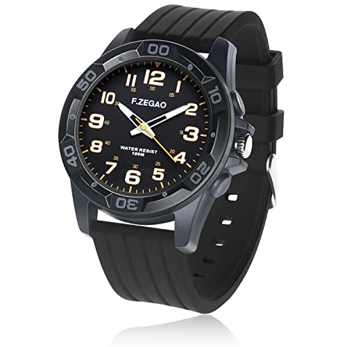 100M Waterproof Watch for Swimming, Easy Read Unisex Analog - Product Imagery