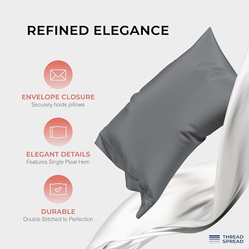 THREAD SPREAD 100% Egyptian Cotton Queen Sheets Set - 1200 - Product Imagery