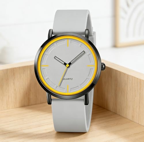 Women Watches Men Sports Watches Ultra Thin Silicone Strap - Product Imagery
