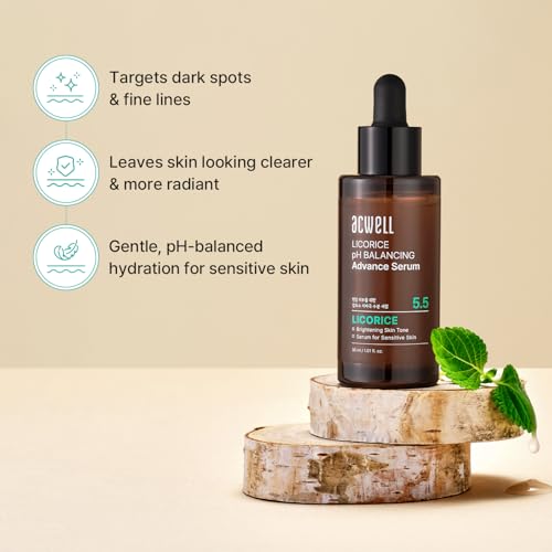 ACWELL Licorice pH Balancing Advanced Facial Serum Ampoule – - Product Imagery