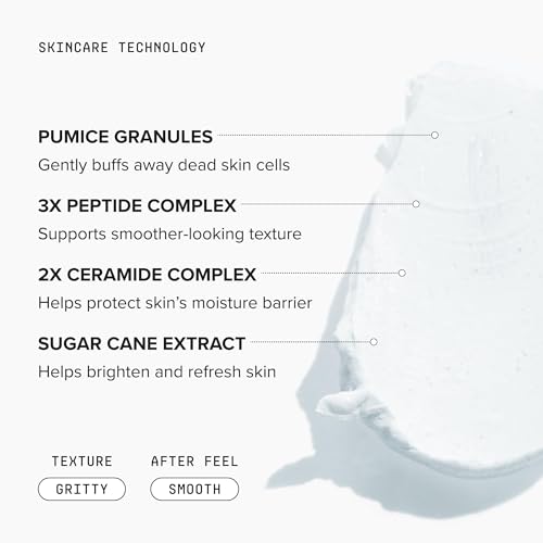 DRMTLGY Microdermabrasion Scrub | Gentle Facial Exfoliating Scrub - Product Imagery