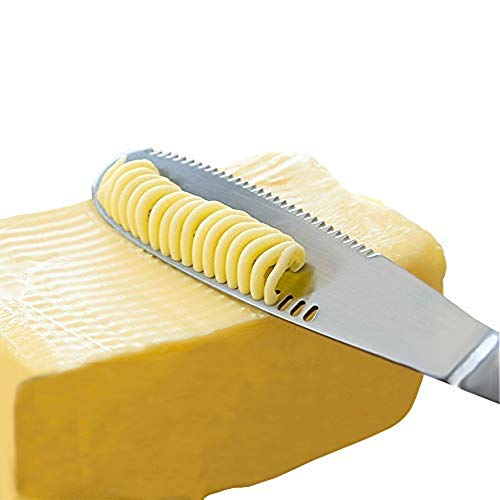 Stainless Steel Butter Spreader, Butter Knife - 3 in 1 Kitchen - Product Imagery