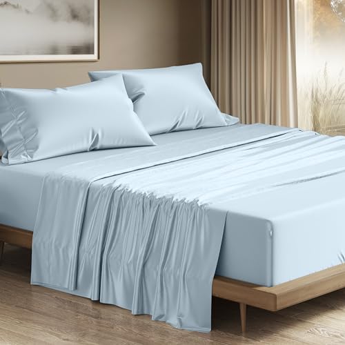 THREAD SPREAD 100% Egyptian Cotton Queen Sheets Set - 1200 - Product Imagery