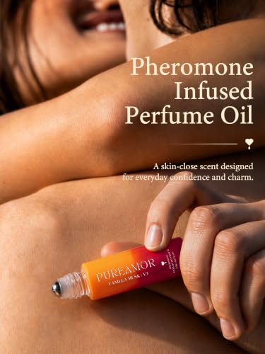 PUREAMOR Pheromone Perfume Oil for Women, Vanilla Musk V2 - Product Imagery