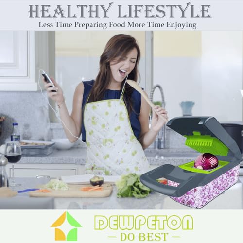Vegetable Chopper Dicer with Container | Cheese Grater Mandoline - Product Imagery