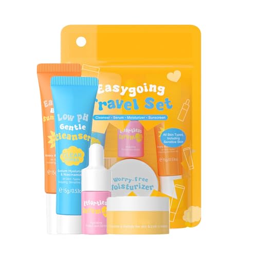 Hydrating Skin Care Set Travel Kit,4 Piece Skincare Essentials - Product Imagery