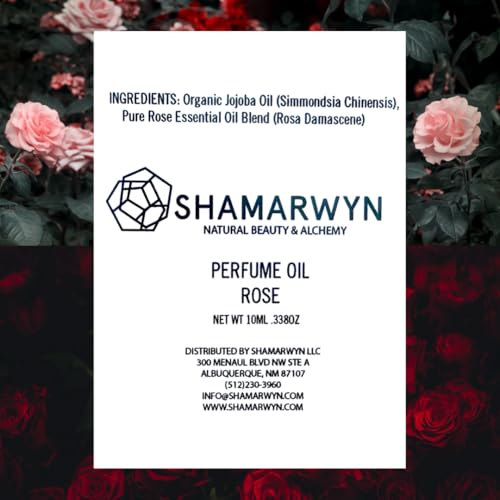 Rose Perfume Oil, Natural Organic, Botanical Fragrance, Pure - Product Imagery