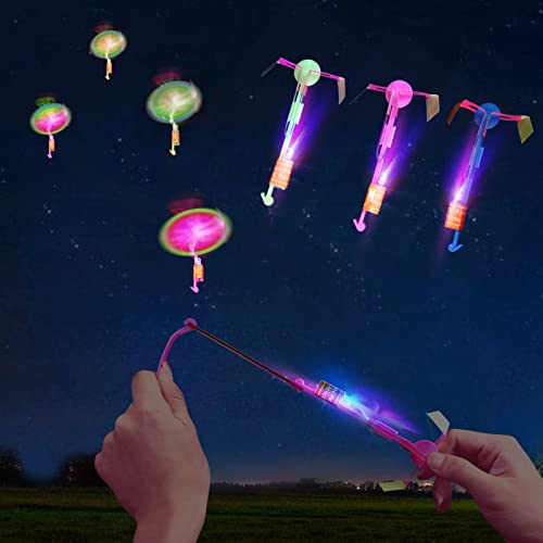 lpvoqpth 25 Sets LED Flying Set, 25 Slingshot+25 Glow - Product Imagery