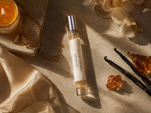 Anthology Amber White Perfume Oil Roll on, Vanilla 28 scent, 0.3 - Product Imagery