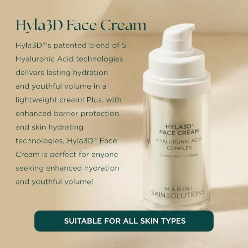 Marini SkinSolutions Hyla3D Face Cream (1 oz) + Face Mask (1 oz) - Product Imagery