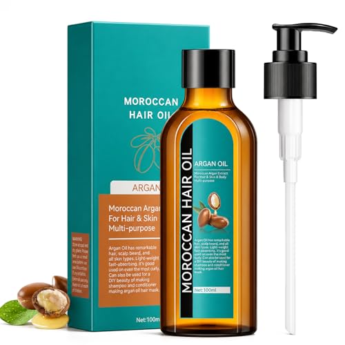 TRIMYFITER Argan Oil, Hair Oil for Frizzy Hair, Morroccan Hair Care Oil Natural - TRIMYFITER Official Product View 1