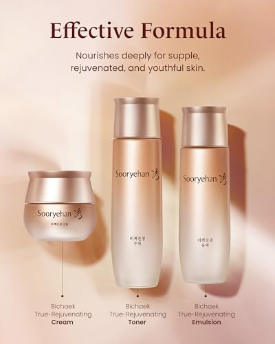 Sooryehan Bichaek True-Rejuvenating Korean Hanbang Skincare Gift - Product Imagery