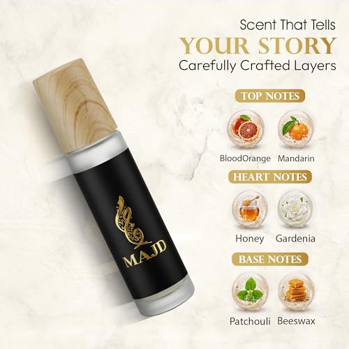 MAJD FRAGRANCES SILENT WHISPER Alcohol-Free Perfume Oil for - Product Imagery