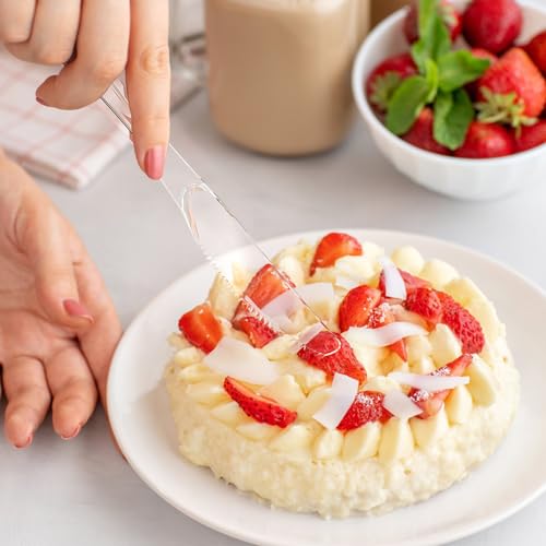 Dealusy 360 Count Extra Heavy Duty Clear Plastic Silverware - Product Imagery