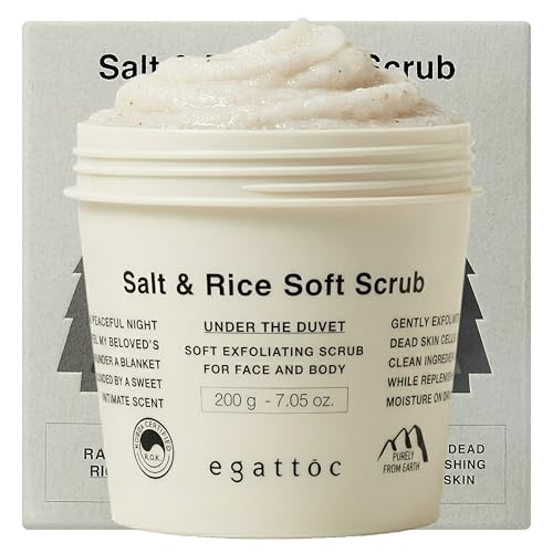 EGATTOC Foaming Body Scrub, Salt & Rice Bran Sugar Scrub, 2 - 1 & 7 - EGATTOC Official Product View 1