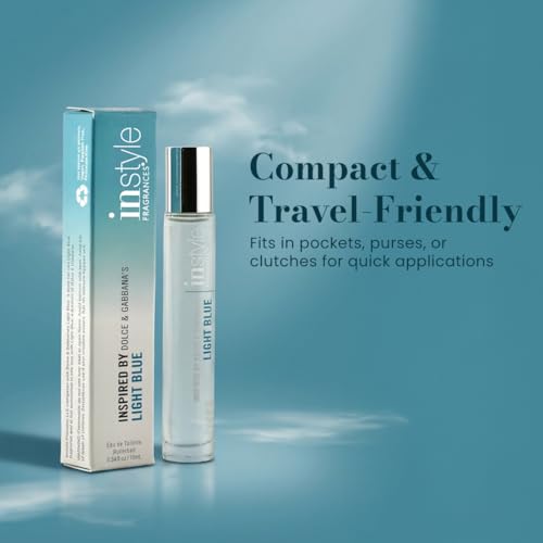 Instyle Fragrances, Inspired by D&G’s Ligh.t Blue, Rollerball - Product Imagery