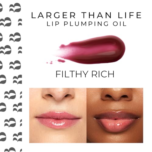Rinna Beauty Larger Than Life Lip Plumping Oil - Filthy Rich - - Product Imagery