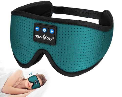 MUSICOZY 3D Sleep Headphones Bluetooth 5.4 Breathable Sleep Eye - Product Imagery