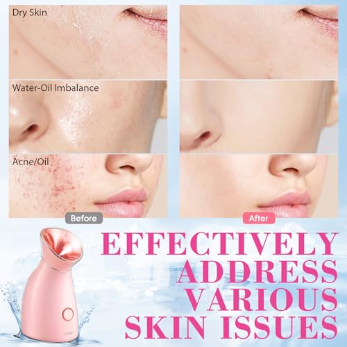 Facial Steamer Spa Kit, 12 Skin Care Tools & 5 Jelly Mask - Product Imagery