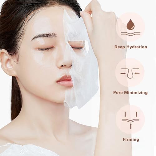 SEWOG Collagen Face Mask, Overnight Facial Mask, 4 Pack - Product Imagery