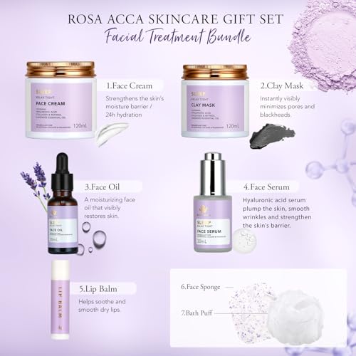 Gifts for Women, 30Pcs Lavender Skin Care Gift Set for Women, - Product Imagery