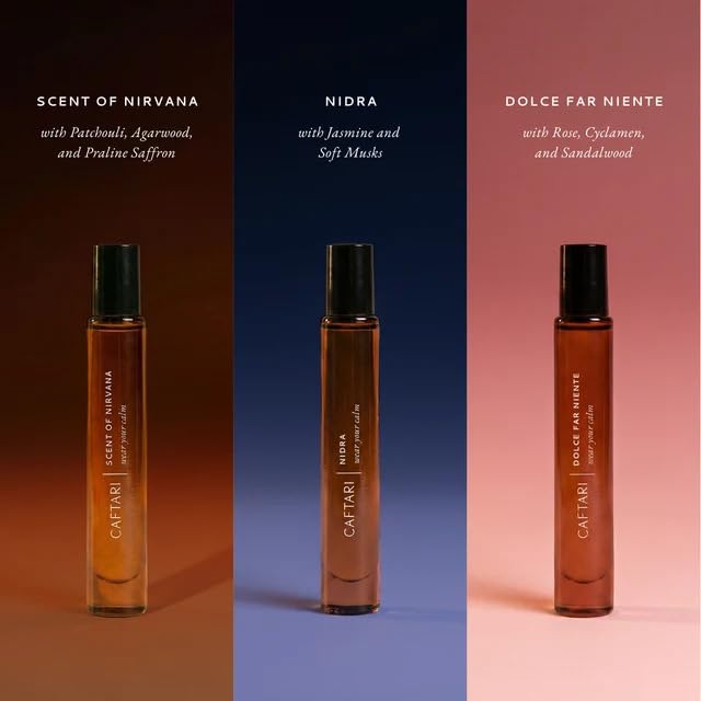 Caftari Luxury Perfume Oil Rollerball Discovery Set | Long - Product Imagery