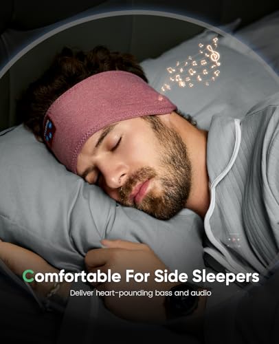 Perytong Sleep Headphones Wireless, Bluetooth Sports Headband - Product Imagery