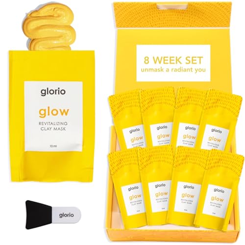 Glorio GLOW 8 Revitalizing Clay Face Mask Treatments - Glorio Official Imagery - 1