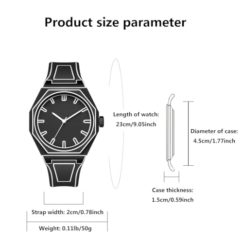 GORBEN Creative Sketch Watch Sports Fashion Quartz Minimalist - Product Imagery