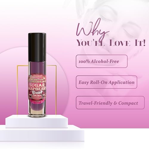 MO BETTER FRAGRANCE OILS Sugar Raspberry Kisses Perfume Body Oil - Product Imagery