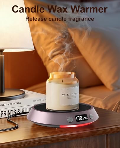 Mug Warmer for Desk, Coffee Warmer with 3 Temp Settings & 2-9H - Product Imagery