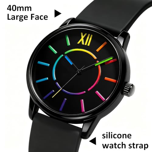 Bisley Watch for Women Men Large Face Silicone Waterproof Watch - Product Imagery