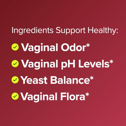 URO Vaginal Probiotics for Odor, Flora & pH Balance – 1-Month - Product Imagery